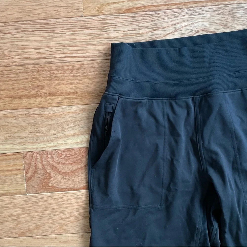 Athleta Black Sculptek Light Athleisure Workout Venice Jogger Pants 597888 EUC S